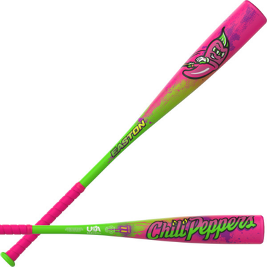 2027 Easton Cosmic Chili Peppers -8 USA Baseball Bat One-Piece Alloy – E0075120
