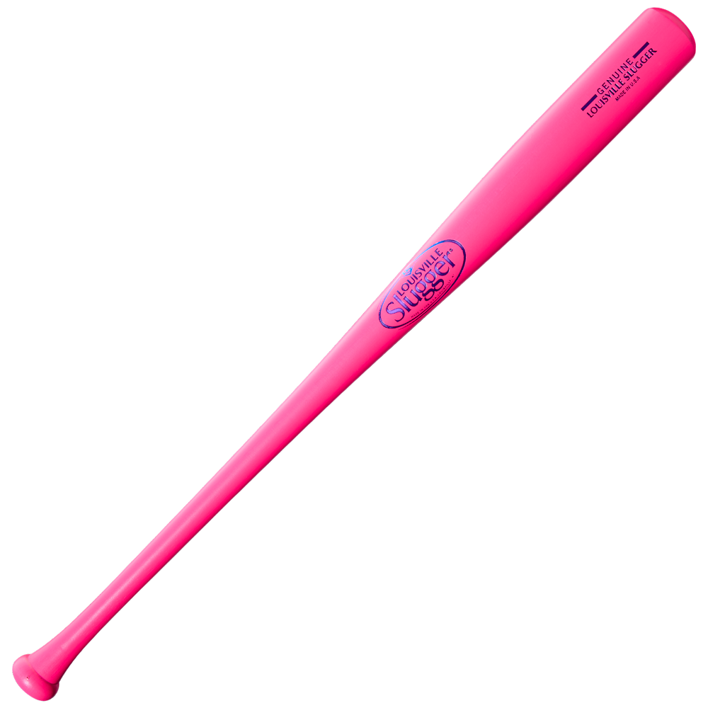 Louisville Slugger Genuine MIX Neon Pink Wood Baseball Bat: WBL4190010